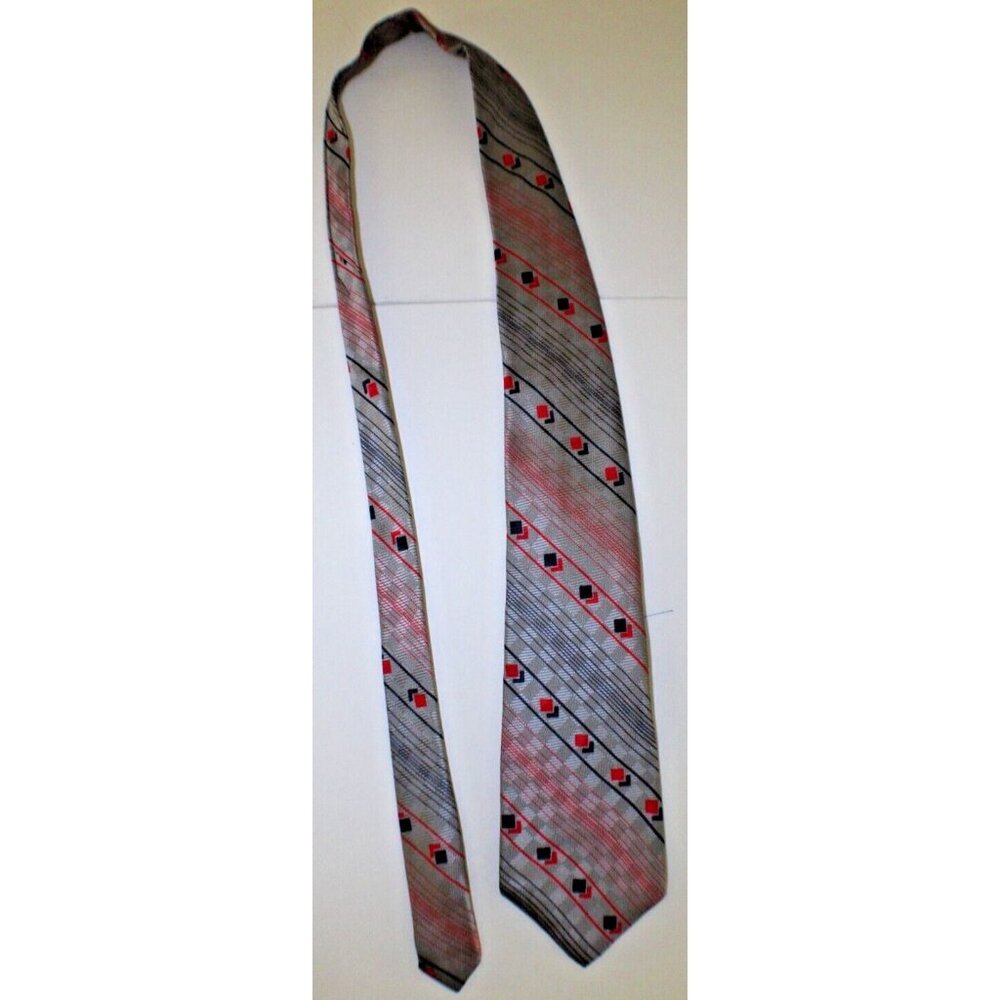 Vintage Sulka Silk Tie‎ Geometric Pattern